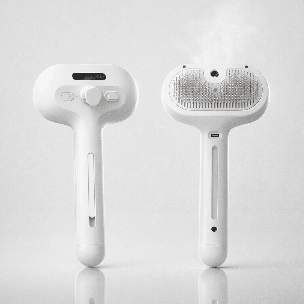 PawBrush™ – Spazzola a Vapore 3 in 1 per Meno Peli e Più Benessere