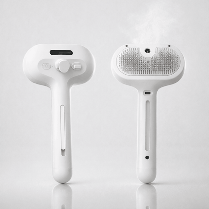 PawBrush™ – Spazzola a Vapore 3 in 1 per Meno Peli e Più Benessere