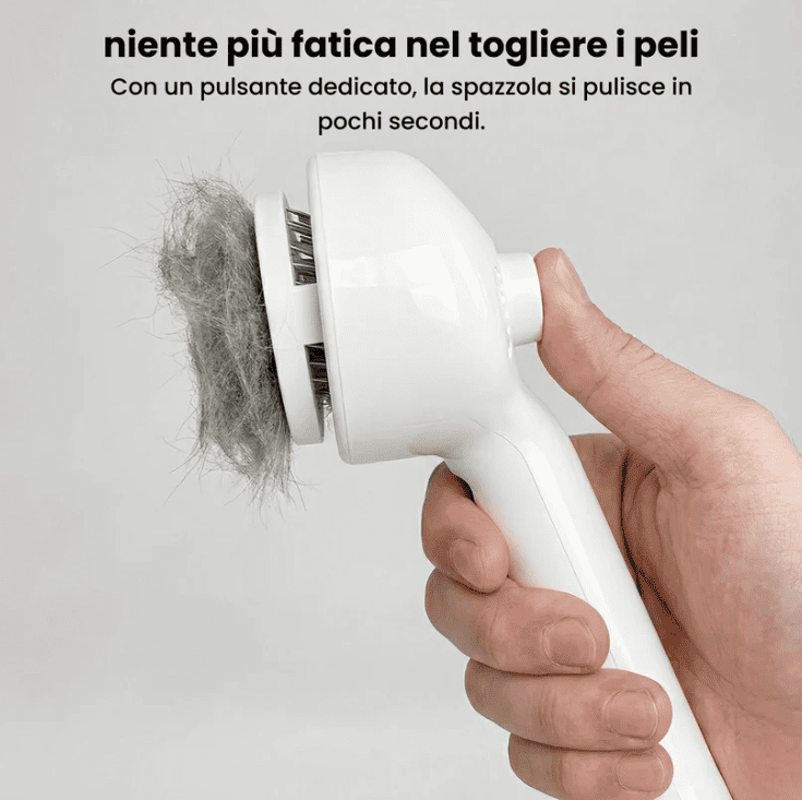 PawBrush™ – Spazzola a Vapore 3 in 1 per Meno Peli e Più Benessere