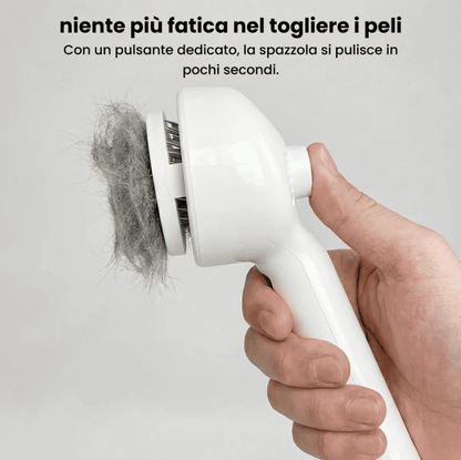 PawBrush™ – Spazzola a Vapore 3 in 1 per Meno Peli e Più Benessere
